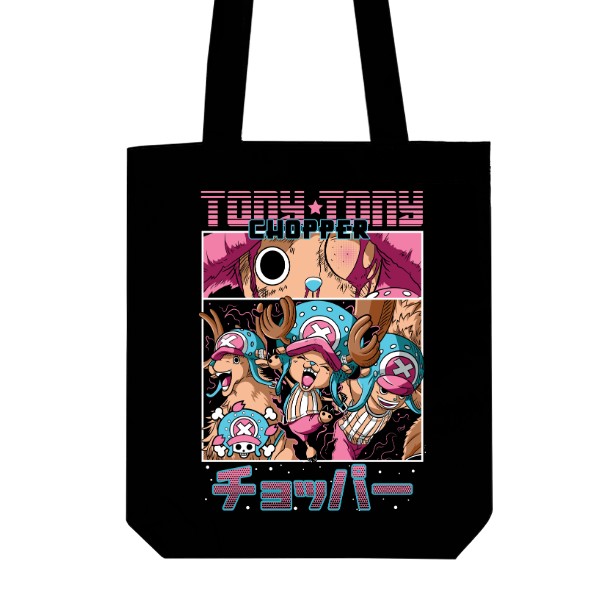 Taška z bio bavlny s potiskem One Piece potisk - Tony Tony Chopper 