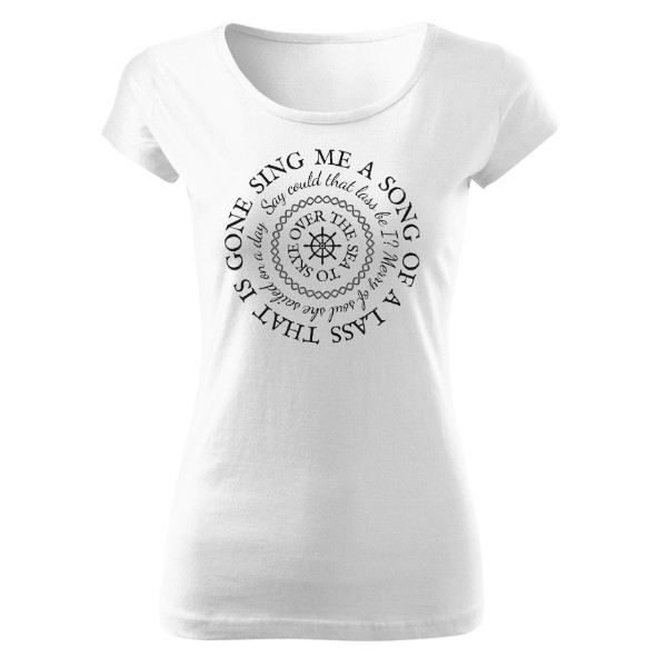 Tričko s potiskem Outlander Design - Sing me a Song  černý