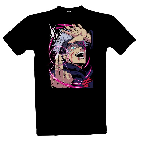 Tričko s potiskem Gojo Satoru - Jujutsu Kaisen Anime design 