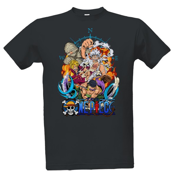 Tričko s potiskem Super design pro anime fanoušky One Piece